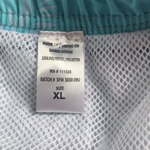 NWT US Apparel turquoise flamingo mens swimming shorts/trunks size XL - Picture 6 of 9